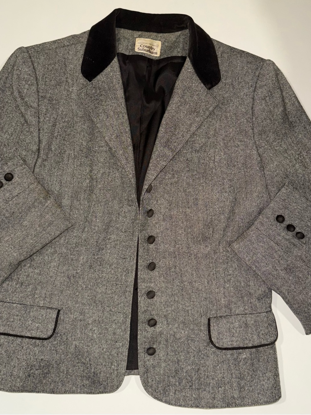 Vintage Country Suburbanists herringbone twd class prep 70s80s